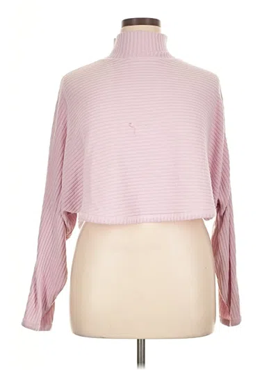 Pre-owned Pilcro Turtleneck Sweater In Pink