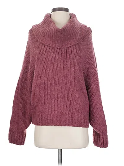 Pre-owned Pilcro Turtleneck Sweater In Pink