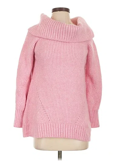 Pre-owned Pilcro Turtleneck Sweater In Pink