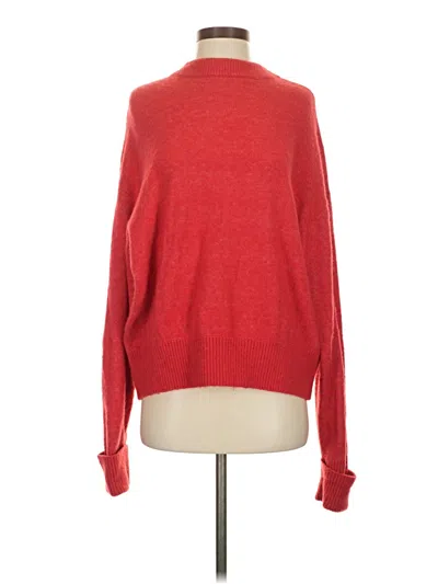 Pre-owned Pilcro Turtleneck Sweater In Red