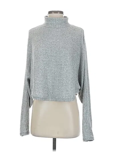 Pre-owned Pilcro Turtleneck Sweater In Silver
