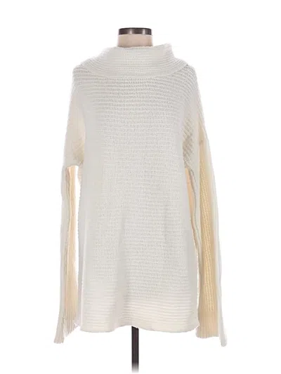 Pre-owned Pilcro Turtleneck Sweater In White