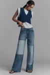 Pilcro Twofer Sweater Tee In Blue
