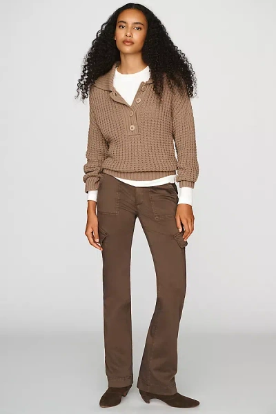 Pilcro Utility Bootcut Pants In Green
