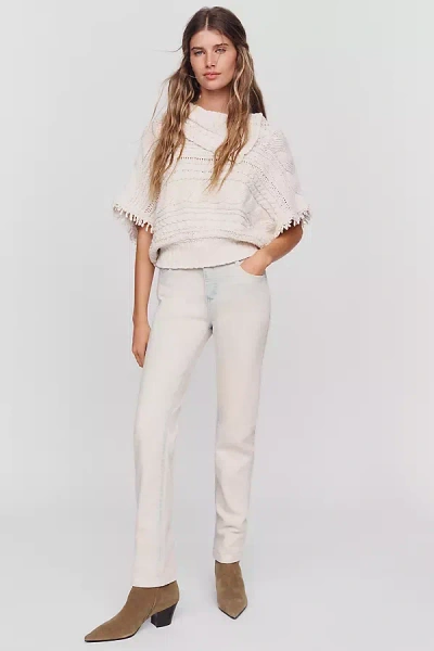 Pilcro Wren High-rise Straight-leg Jeans In White
