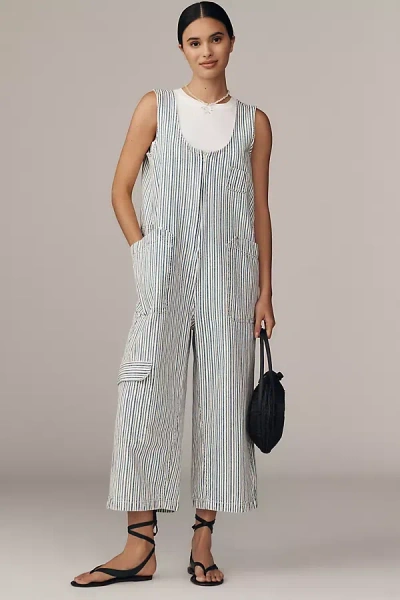 Pilcro Zip-up Utility Jumpsuit