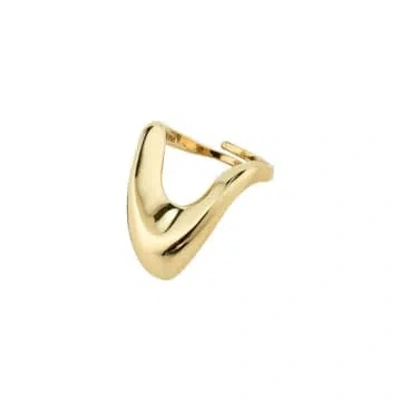 Pilgrim Cloud Recycled Ring Gold-plated