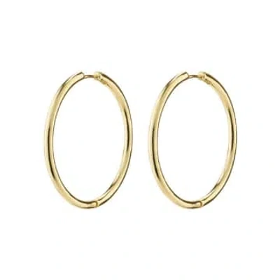 Pilgrim Eanna Recycled Maxi Hoops Gold-plated