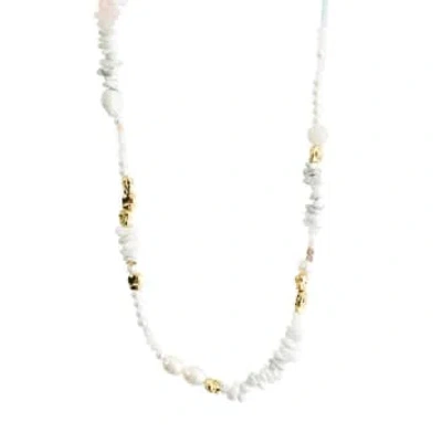 Pilgrim Force Necklace In White