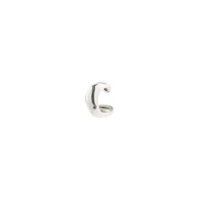 Pilgrim Force Recycled Ear Cuff Silver-plated In Metallic