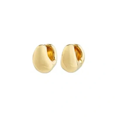 Pilgrim Light Chunky Earrings In Gold