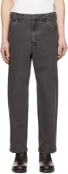Pilgrim Surf + Supply Gray Minimalist Salathe Jeans In 17 Charcoal