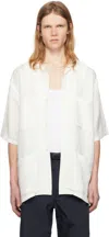 Pilgrim Surf + Supply White Amedeo Short Sleeve Shirt In 1 White
