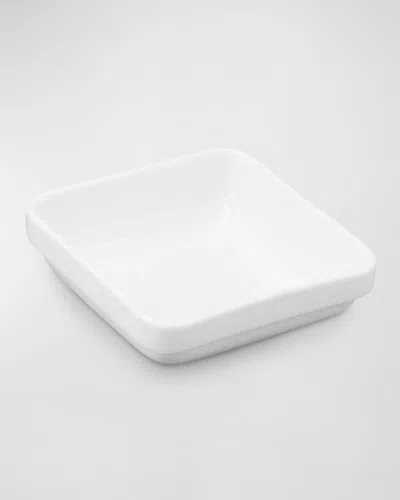 Pillivuyt Atlantic Square Hors D'oeuvre Dish, Set Of 4 In White
