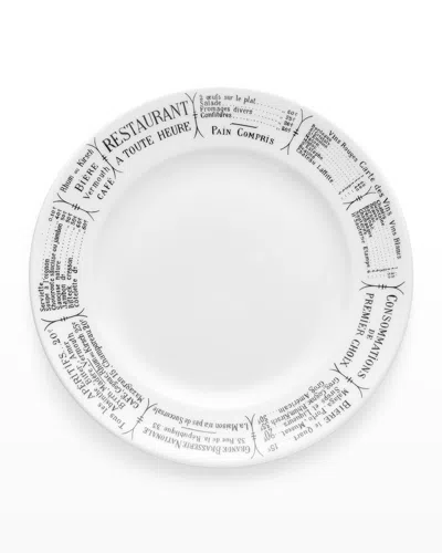 Pillivuyt Brasserie 9.5'' Plates 4-piece Set In White