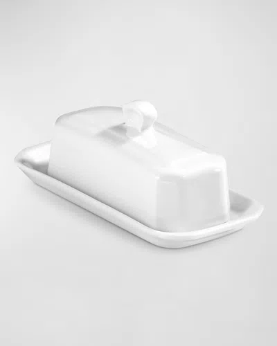 Pillivuyt Butter Tray With Cover, American Style In White