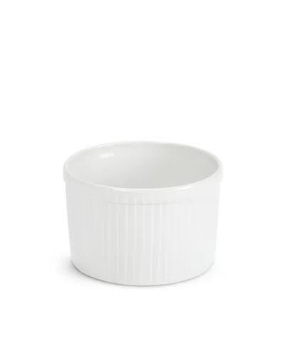 Pillivuyt Classic Pleated Souffle, Set Of 4 In White