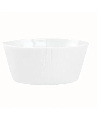 Pillivuyt Eventail 6 Individual Bowl, Set Of 4 In White