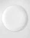 Pillivuyt Eventail 10.5" Coupe Plate, Set Of 4 In White
