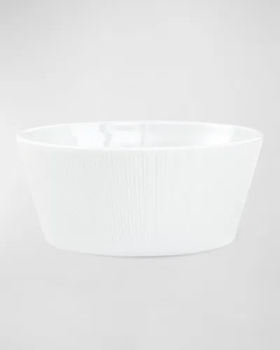 Pillivuyt Eventail Set Of 4 Pinstripe Bowls - 6" In White