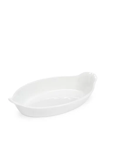 Pillivuyt Oval Eared Dish, Large, Set Of 2 In White