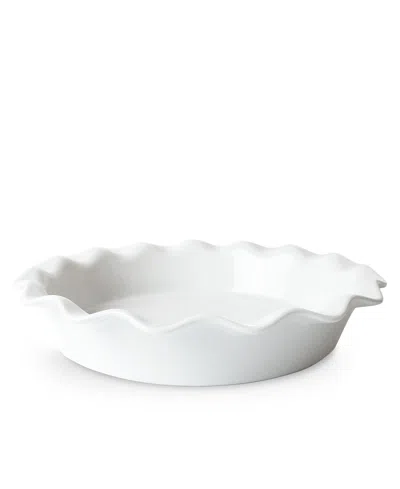 Pillivuyt Pie Dish 10 In White