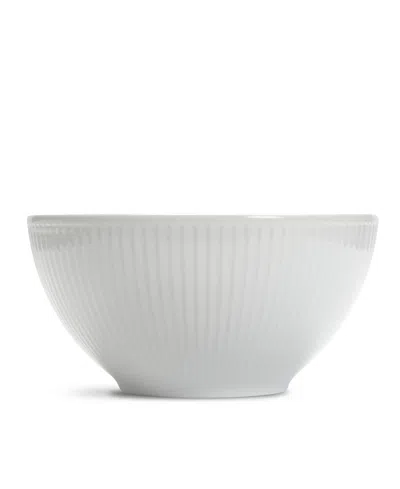 Pillivuyt Plisse 3 Qt Serving Bowl In White