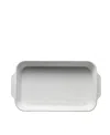 Pillivuyt Plisse Deep Rectangular Large Roaster In Gray