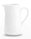 Pillivuyt Plisse Set Of 2 Jugs, Large - 12 Oz. In White