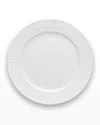 Pillivuyt Plisse Set Of 2 Dinner Plates - 12.25" In White