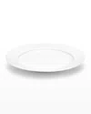Pillivuyt Plisse Set Of 4 Dinner Plates - 10" In White