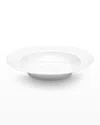 Pillivuyt Plisse Set Of 4 Soup Plates - 8.5" Diam., 8 Oz. In White