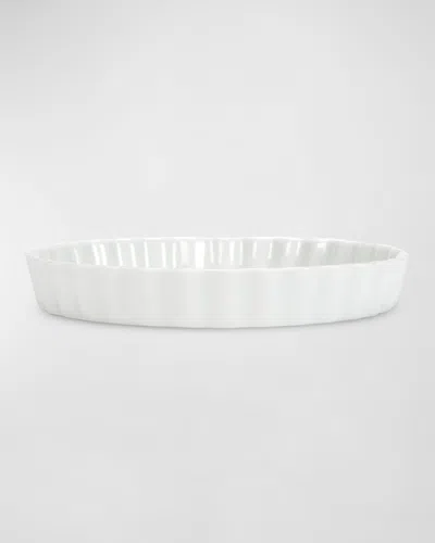 Pillivuyt Round 9.25" Tart Dish In White