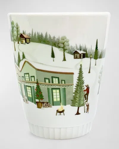 Pillivuyt Winter Decor Toulouse Tumblers, Set Of 4 In White