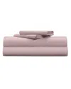 Pillow Gal Classic Cool & Crisp 100% Cotton Percale 4-piece Sheet Set In Pink