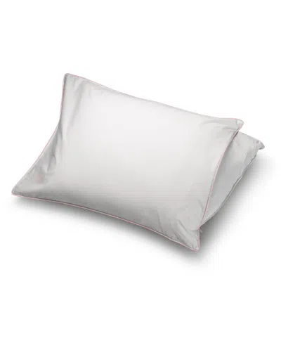 Pillow Gal Cotton Percale Pillow Protectors, King In White