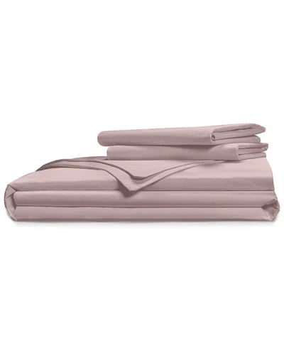Pillow Gal Luxe Soft & Smooth 100% Tencel Duvet Cover Set In Pink