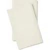 Pillow Gal Set Of 2 Classic Cool Crisp Cotton Pillow Cases In Cream
