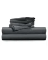 Pillow Guy & Pillow Gal Pillow Guy Luxe Soft & Smooth 100% Tencel 6pc Sheet Set In Gray