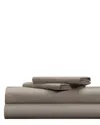 Pillow Guy Classic Cool & Crisp 100% Cotton Percale 4-piece Sheet Set In Beige