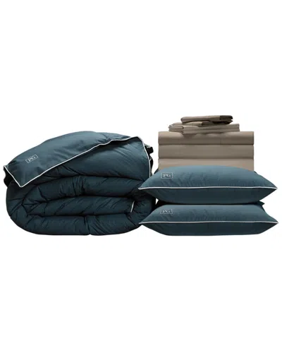 Pillow Guy Classic Cool & Crisp 100% Cotton Percale In Green