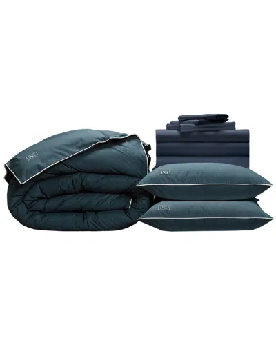 Pillow Guy Classic Cool & Crisp 100% Cotton Percale In Blue