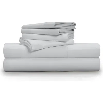 Pillow Guy Luxe Soft 'n Smooth Tencel® Lyocell Sheet Set In Light Grey