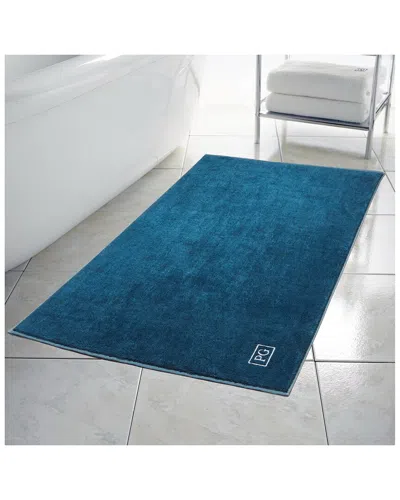 Pillow Guy Bamboo Bath Mat In Blue