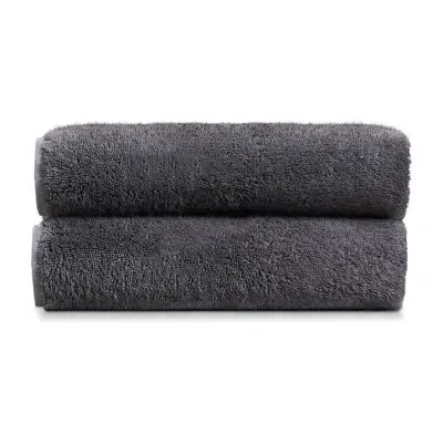 Pillow Guy Plush Hand Towel In Gray