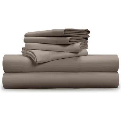 Pillow Guy Soft & Smooth Down-alternative Perfect Bedding Bundle In Sandy Taupe