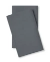 Pillow Guy 600 Thread Count Tencel King Pillow Case Set Bedding In Charcoal