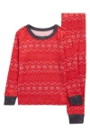 Pillow Talk Kids' Matching Family Fair Isle Long Sleeve Pajamas