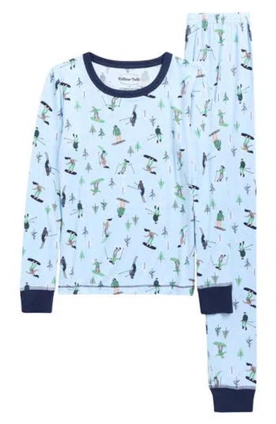 Pillow Talk Matching Family Print Long Pajamas