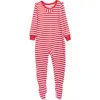 Pillow Talk Matching Family Stripe Footed Pajamas